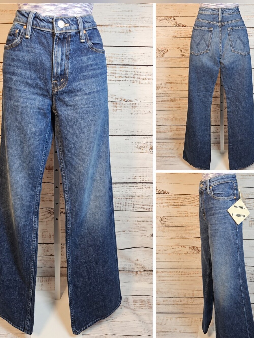 MOTHER The Bookie Heel Mid Rise Bootcut Jeans 27 Did You Bring Me Anything NWT